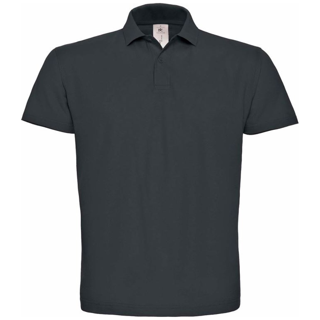 B&C Cotton Classics-01.ID01 Piqué Polo Gr. 2XL anthracite