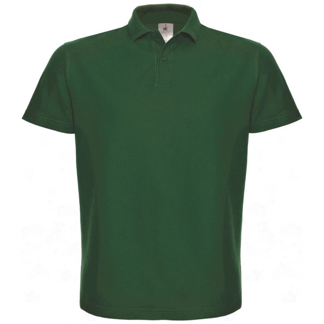B&C Cotton Classics-01.ID01 Piqué Polo Gr. M bottle green