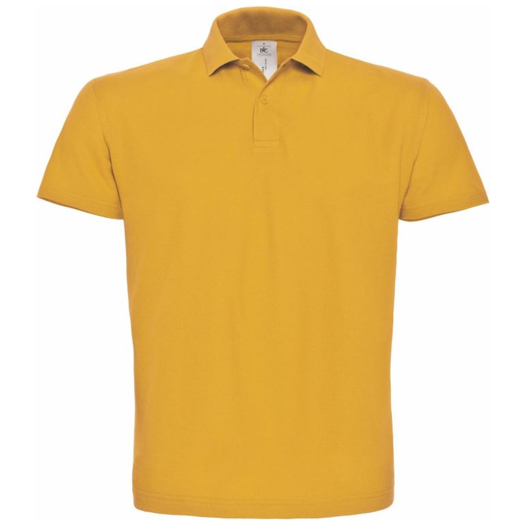 B&C Cotton Classics-01.ID01 Piqué Polo Gr. 2XL chili gold