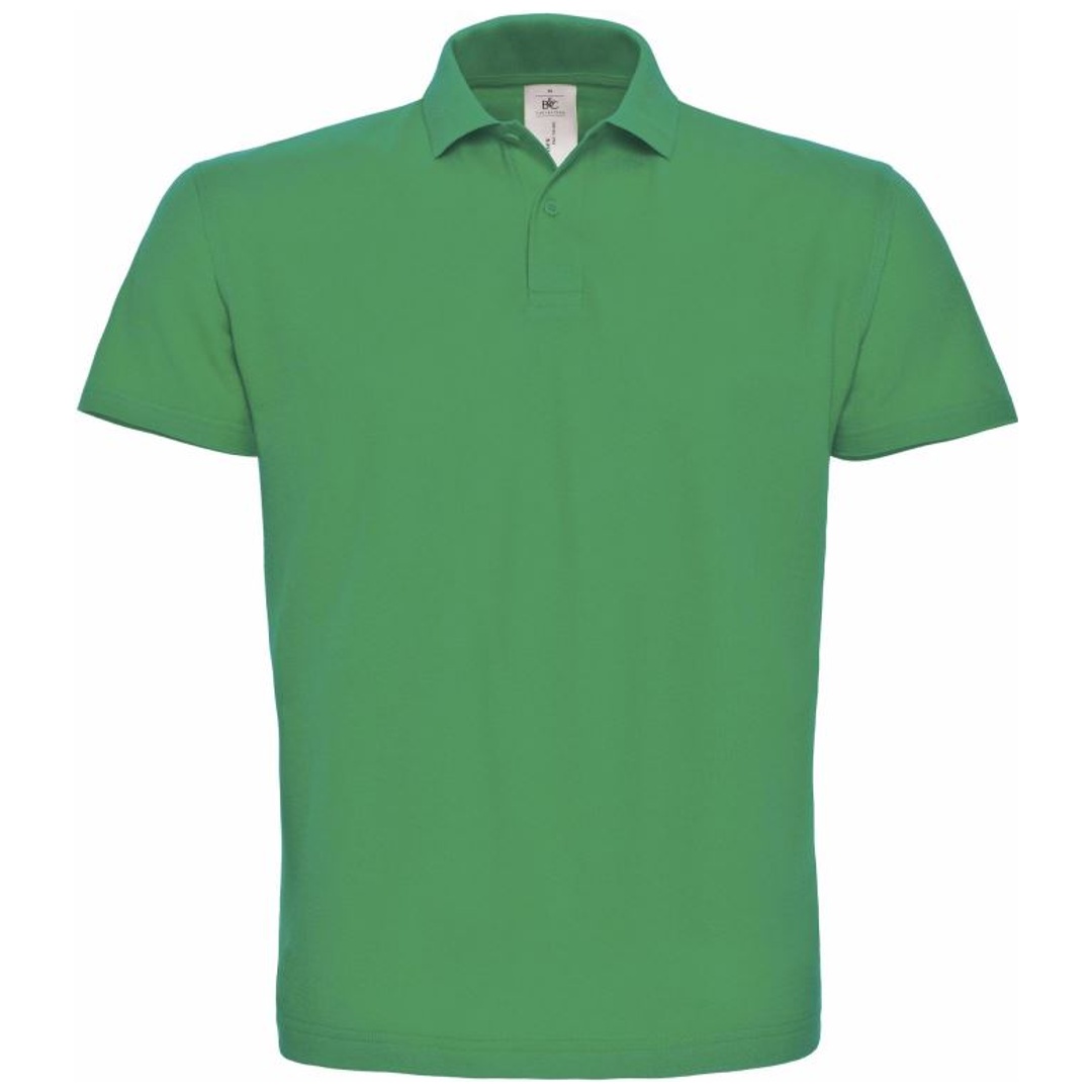 B&C Cotton Classics-01.ID01 Piqué Polo Gr. L kelly green