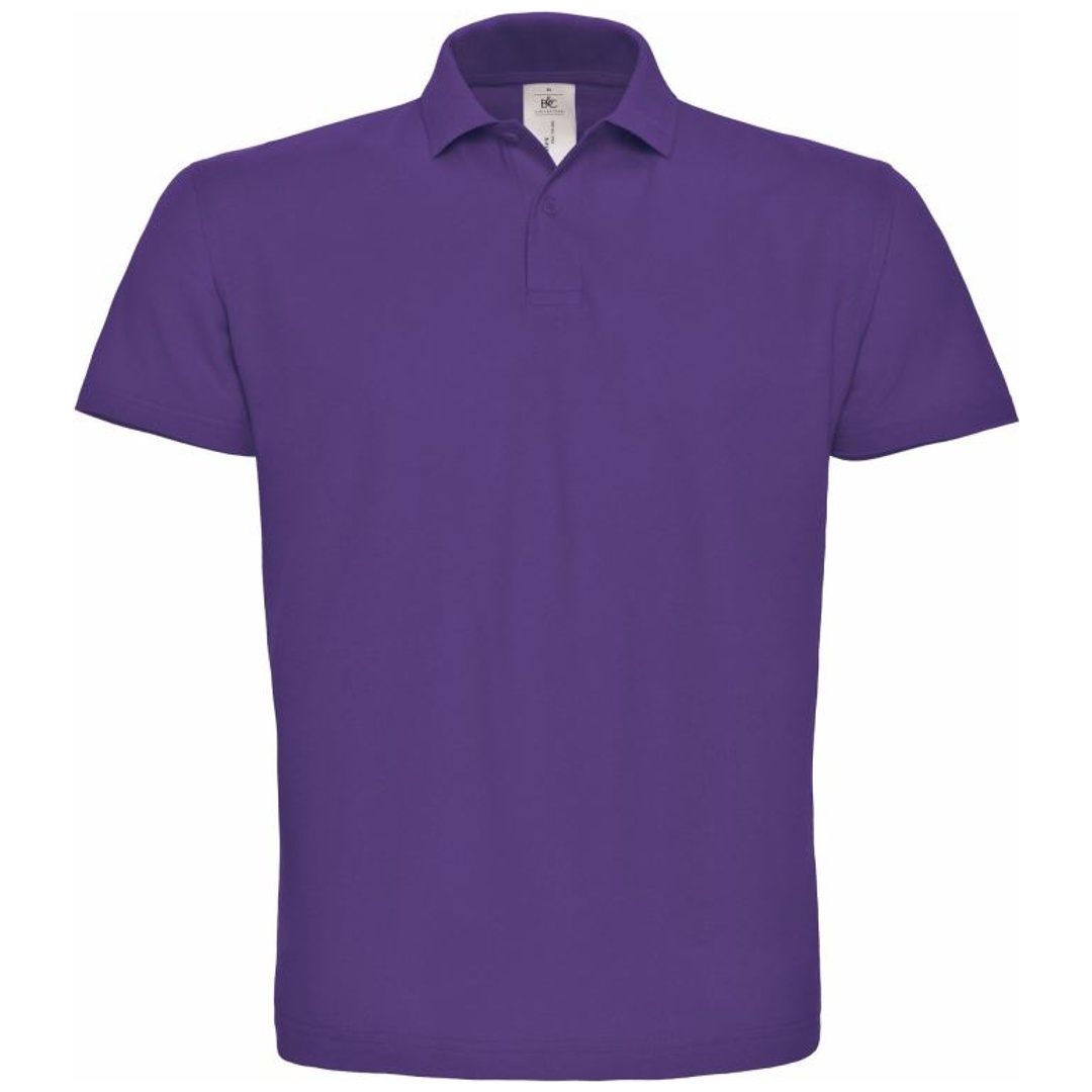 B&C Cotton Classics-01.ID01 Piqué Polo Gr. 2XL purple
