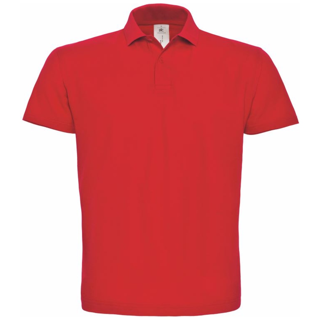 B&C Cotton Classics-01.ID01 Piqué Polo Gr. XS red