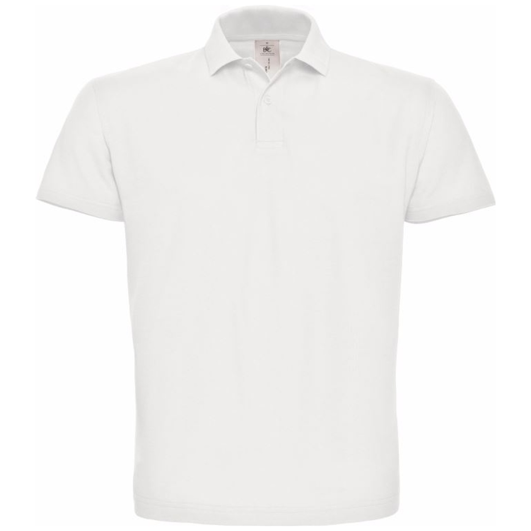 B&C Cotton Classics-01.ID01 Piqué Polo Gr. 3XL white