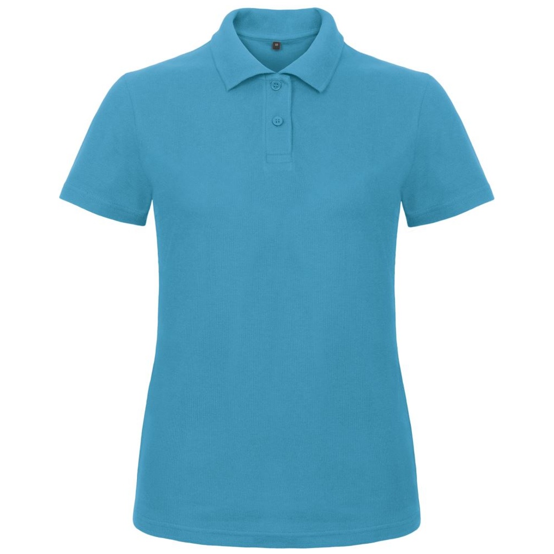 B&C Piqué Poloshirt Damen 01.ID10 Gr. 2XL atoll