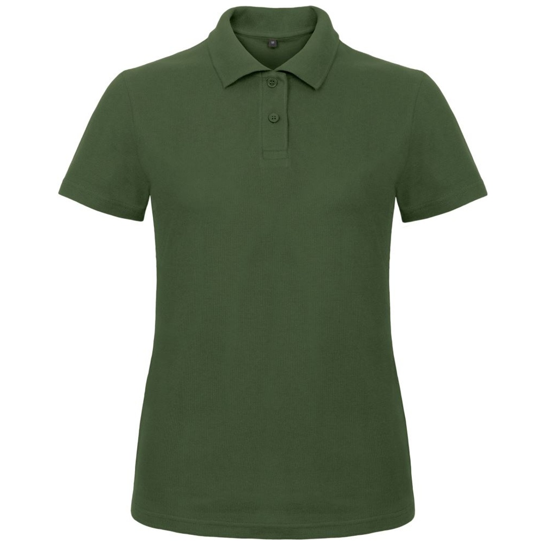 B&C Piqué Poloshirt Damen 01.ID10 Gr. XS bottle green
