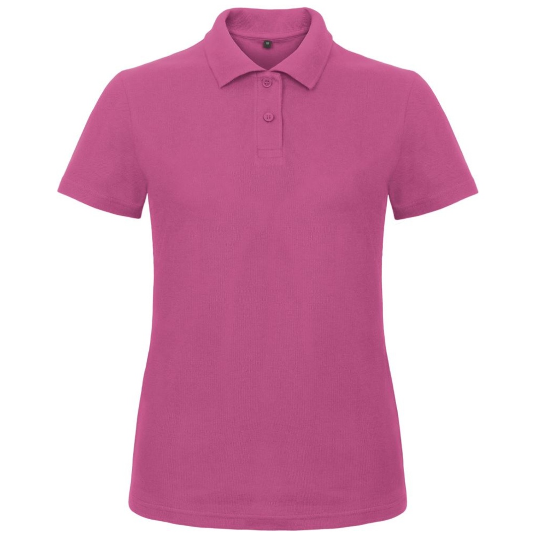B&C Piqué Poloshirt Damen 01.ID10 Gr. XS fuchsia