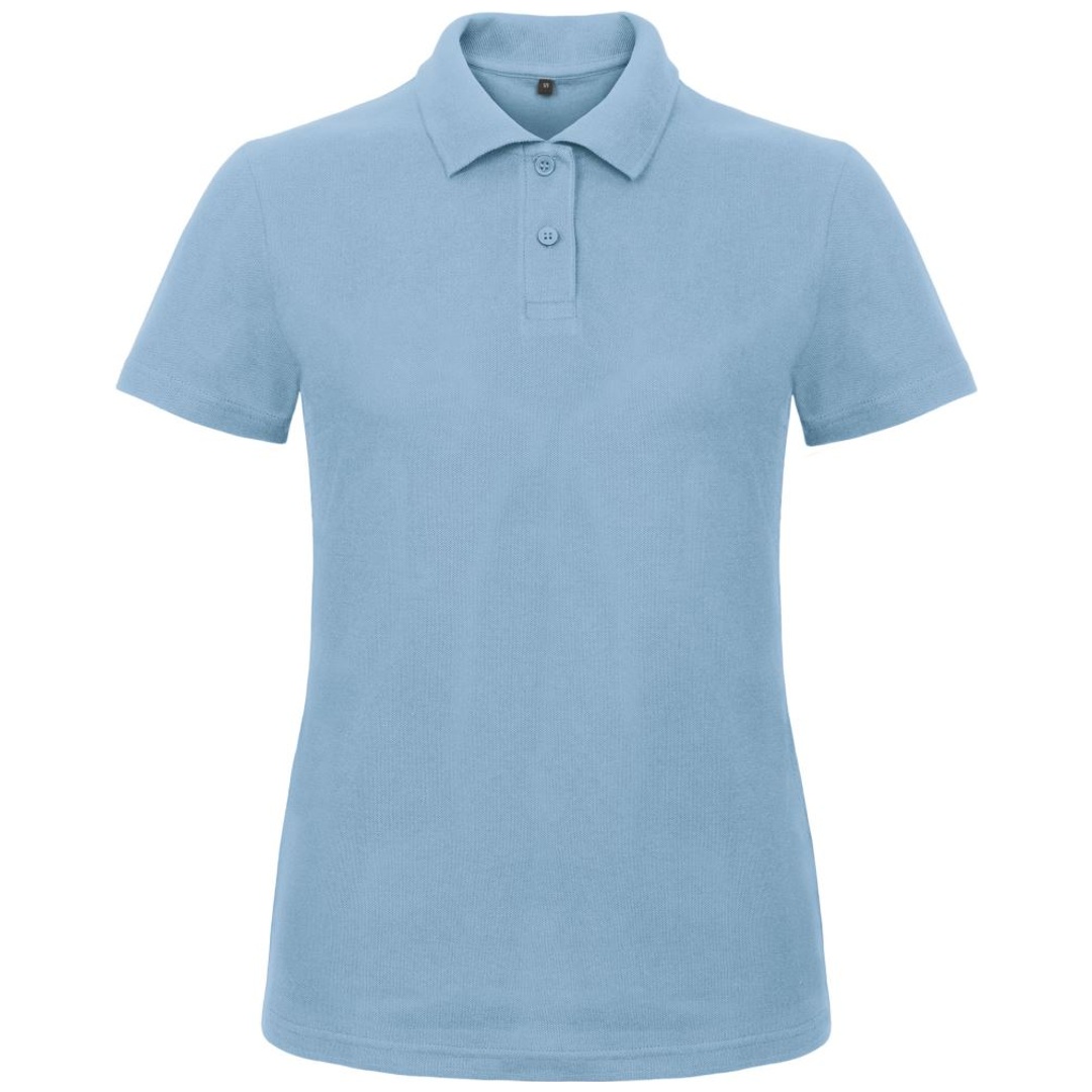 B&C Piqué Poloshirt Damen 01.ID10 Gr. M light blue
