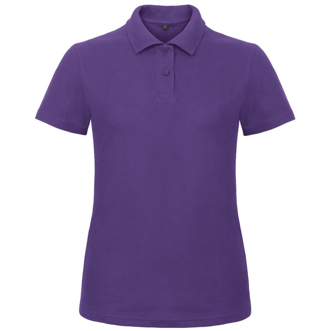 B&C Piqué Poloshirt Damen 01.ID10 Gr. S purple
