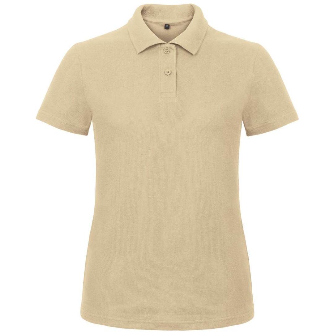 B&C Piqué Poloshirt Damen 01.ID10 Gr. 2XL sand