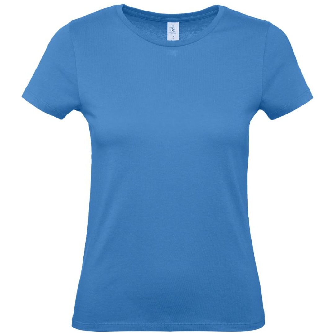 B&C T-Shirt Damen 01.002T Gr. XL azure