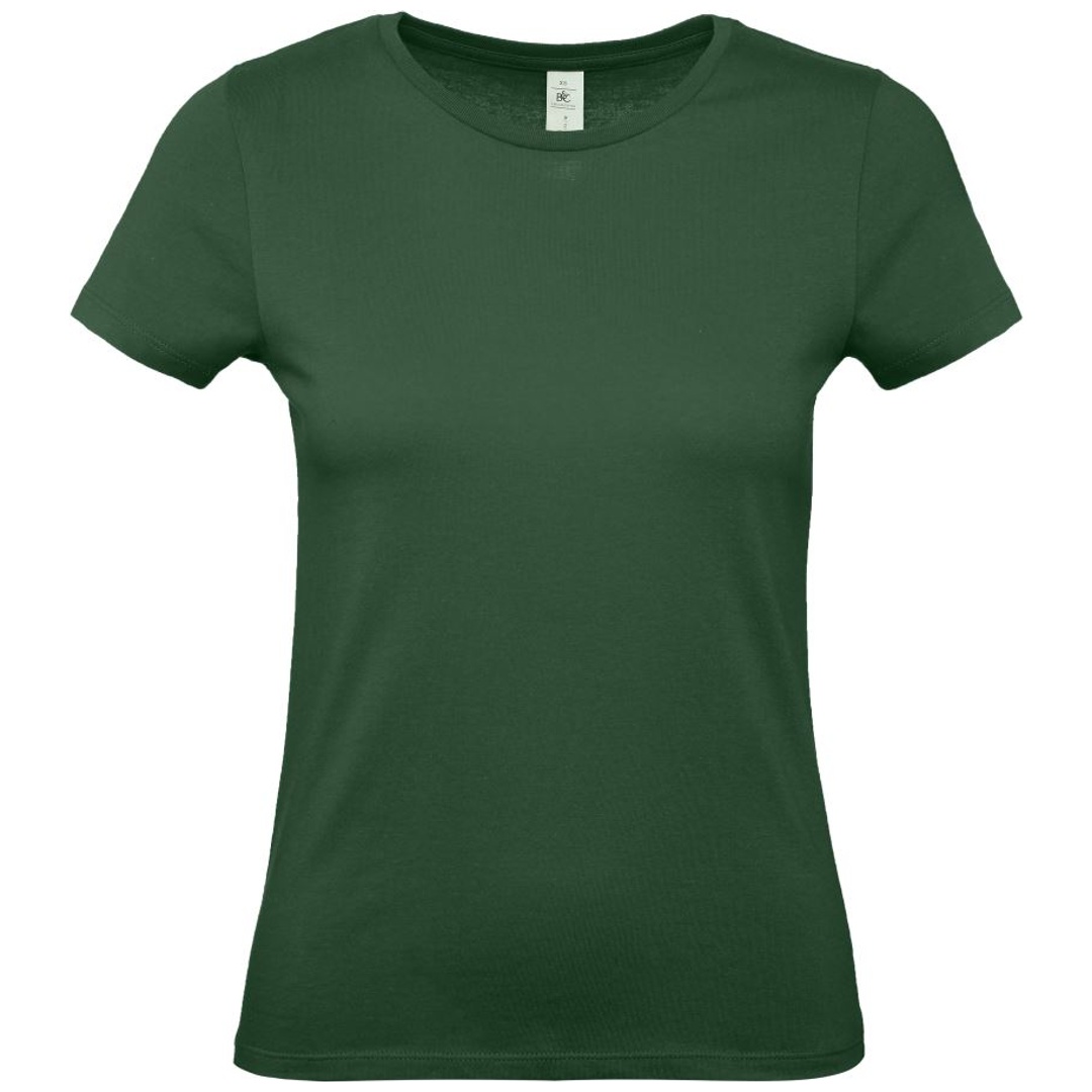 B&C T-Shirt Damen 01.002T Gr. XS bottle green