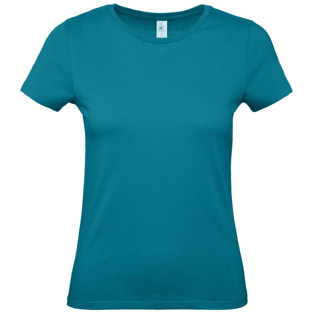 B&C T-Shirt Damen 01.002T Gr. M diva blue