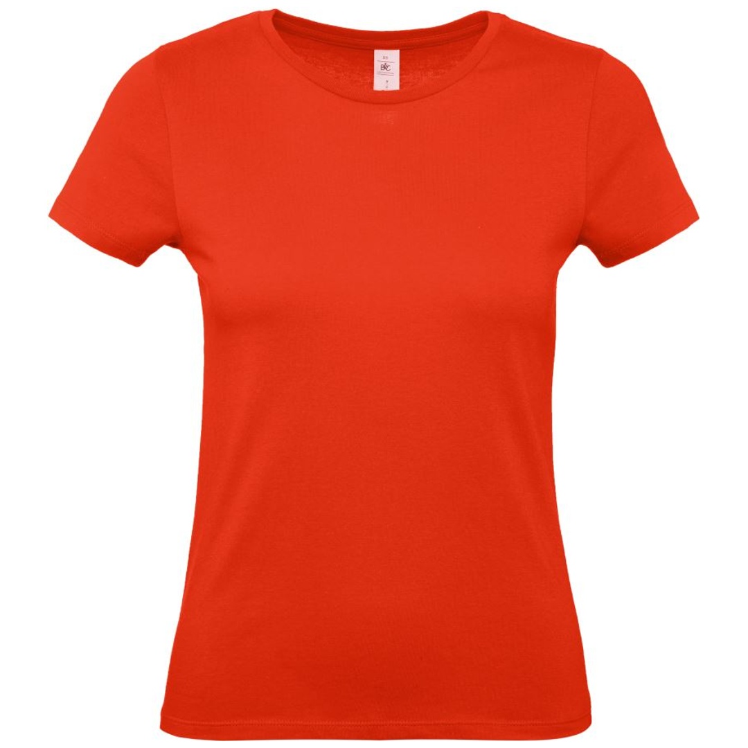 B&C T-Shirt Damen 01.002T Gr. XL fire red