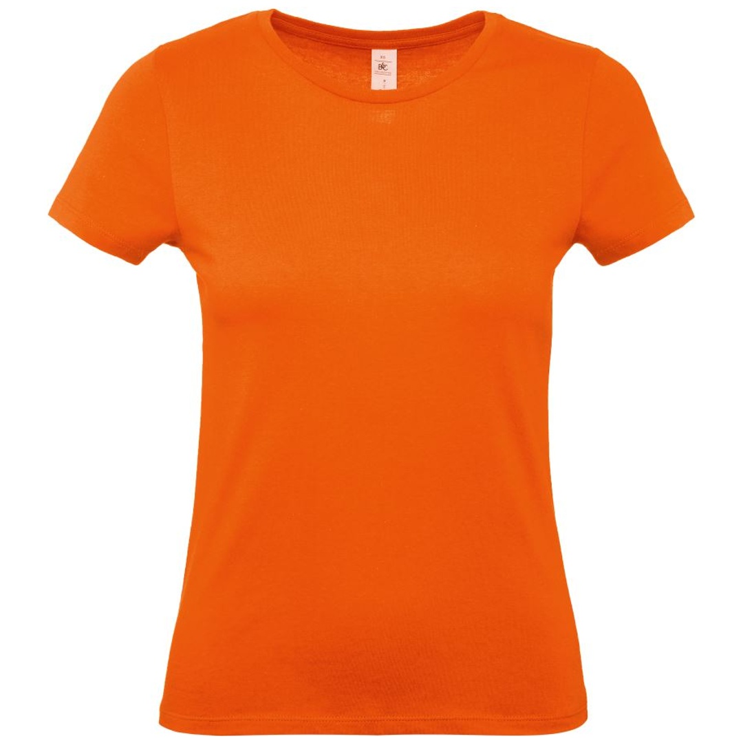 B&C T-Shirt Damen 01.002T Gr. XS orange