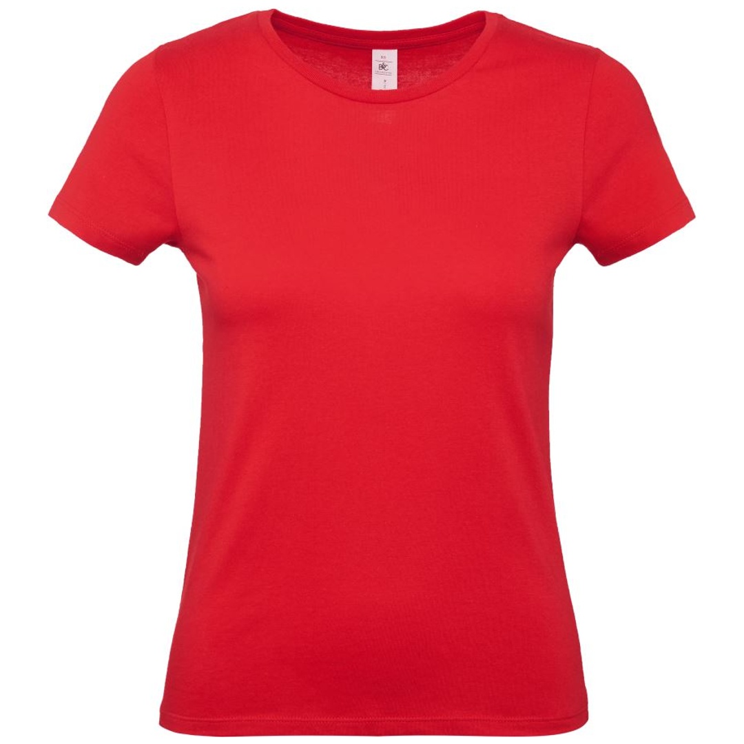 B&C T-Shirt Damen 01.002T Gr. 2XL rot
