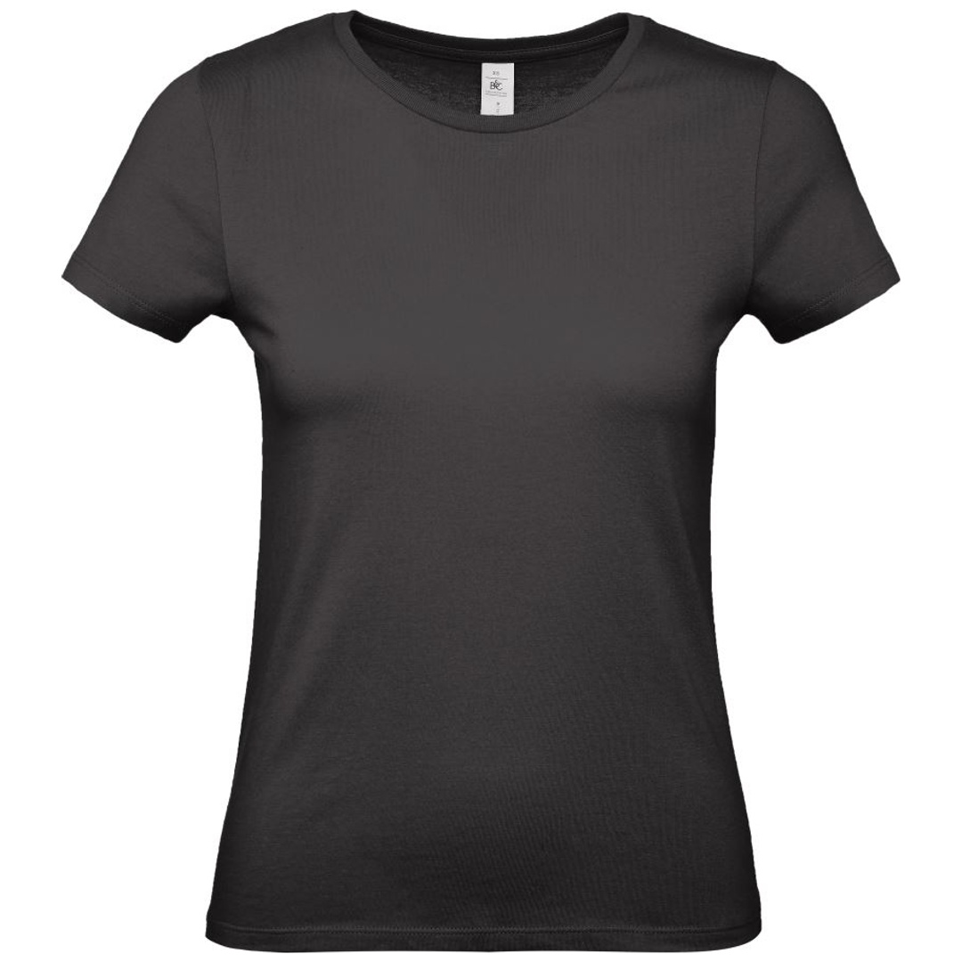 B&C T-Shirt Damen 01.002T Gr. M schwarz
