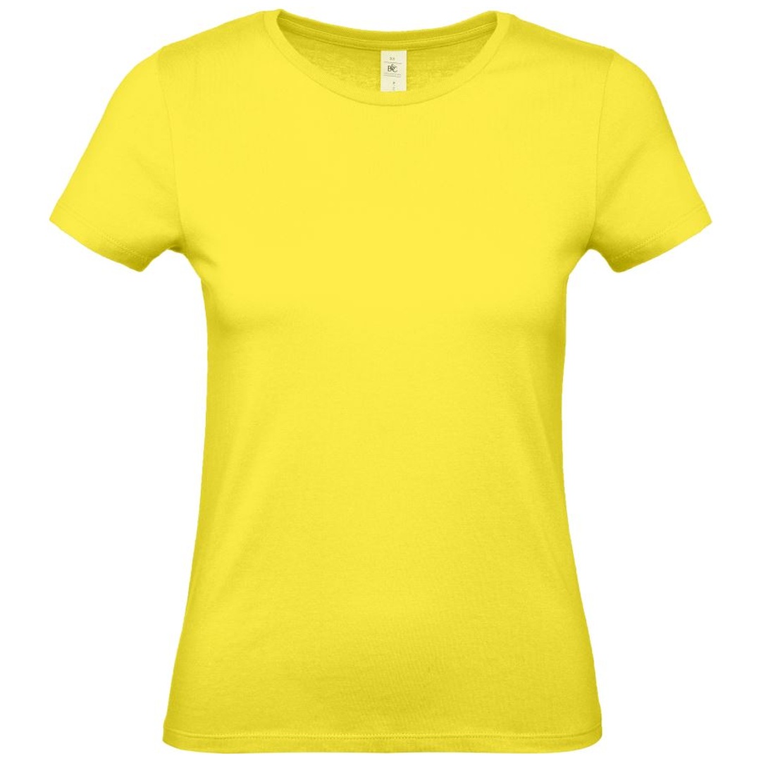 B&C T-Shirt Damen 01.002T Gr. M solar yellow