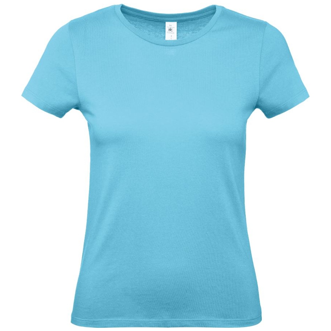 B&C T-Shirt Damen 01.002T Gr. XS turquoise