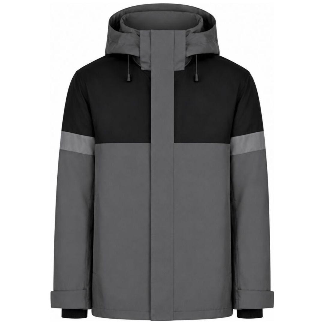 FHB Winterjacke ADRIAN 80236 wasserdicht Gr. XS grau/schwarz