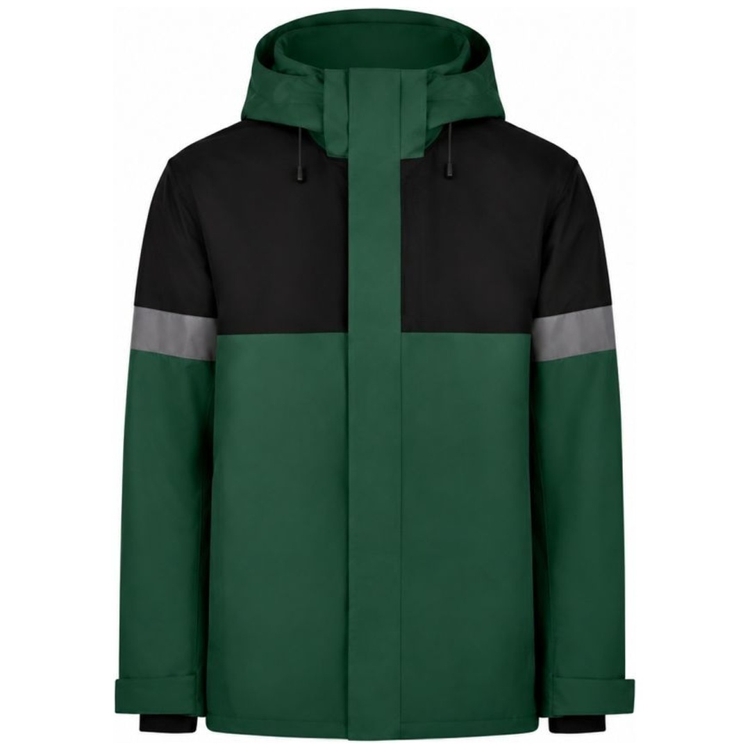 FHB Winterjacke ADRIAN 80236 wasserdicht Gr. S grün/schwarz