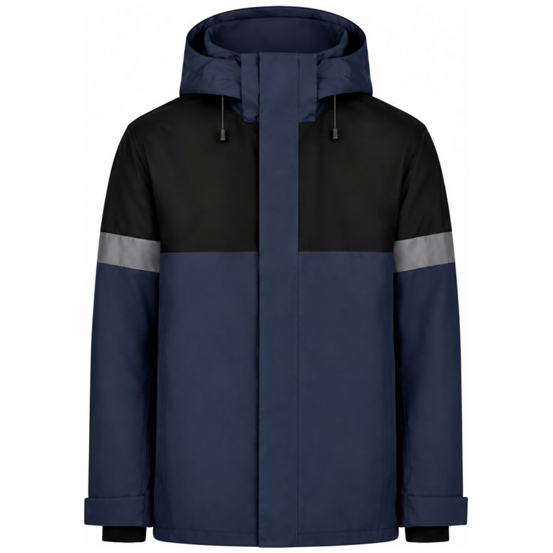 FHB Winterjacke ADRIAN 80236 wasserdicht Gr. M marine/schwarz