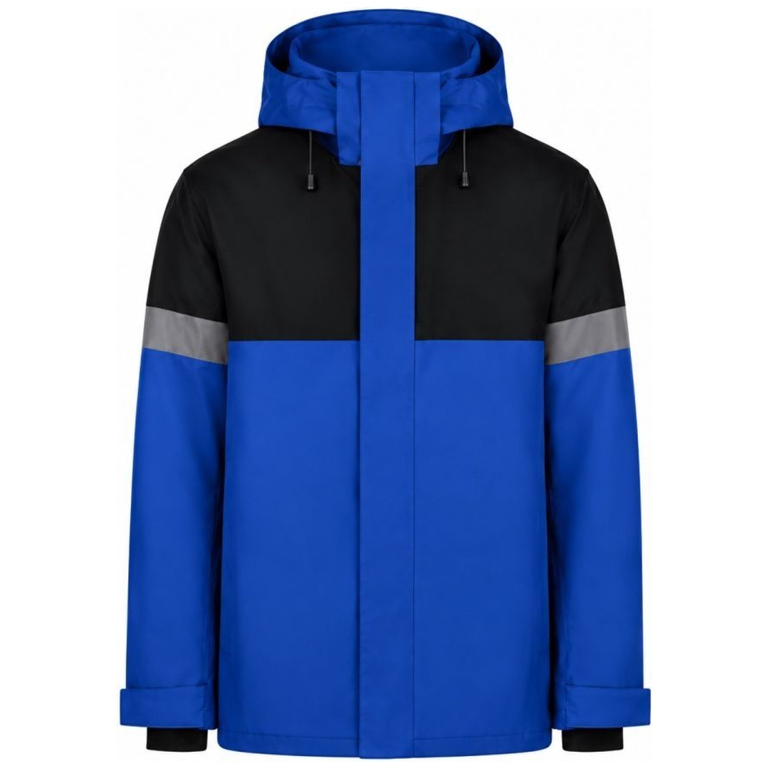 FHB Winterjacke ADRIAN 80236 wasserdicht Gr. 4XL royalblau/schwarz