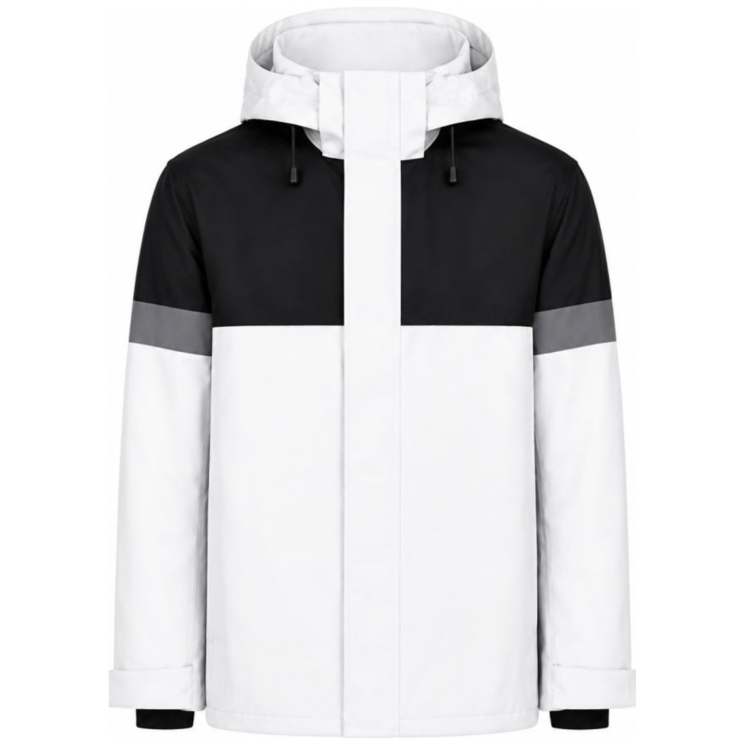 FHB Winterjacke ADRIAN 80236 wasserdicht Gr. 3XL weiß/anthrazit
