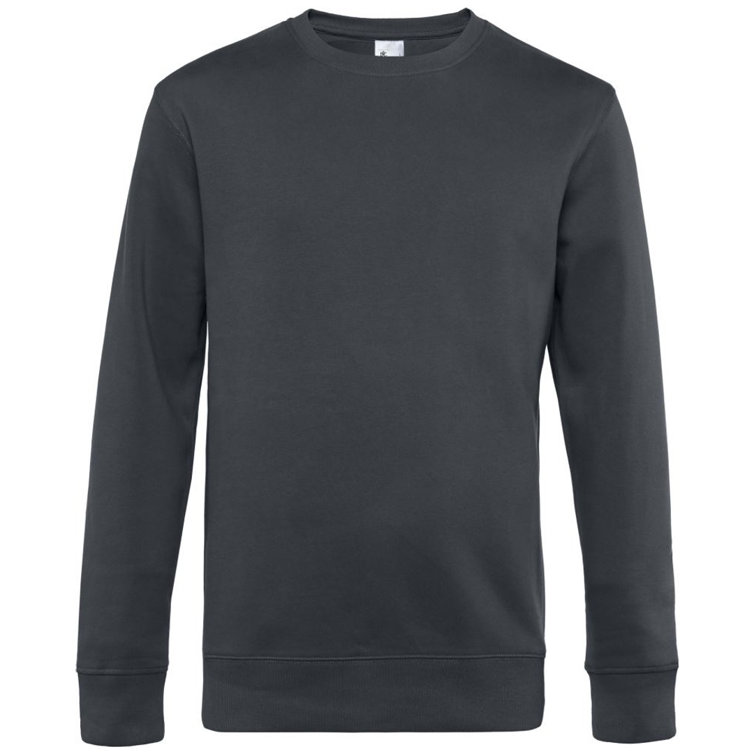 B&C Sweatshirt Herren 01.U01K Gr. XS asphalt