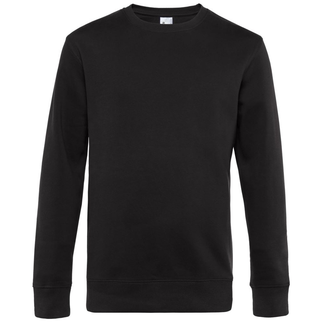 B&C Sweatshirt Herren 01.U01K Gr. L black pure
