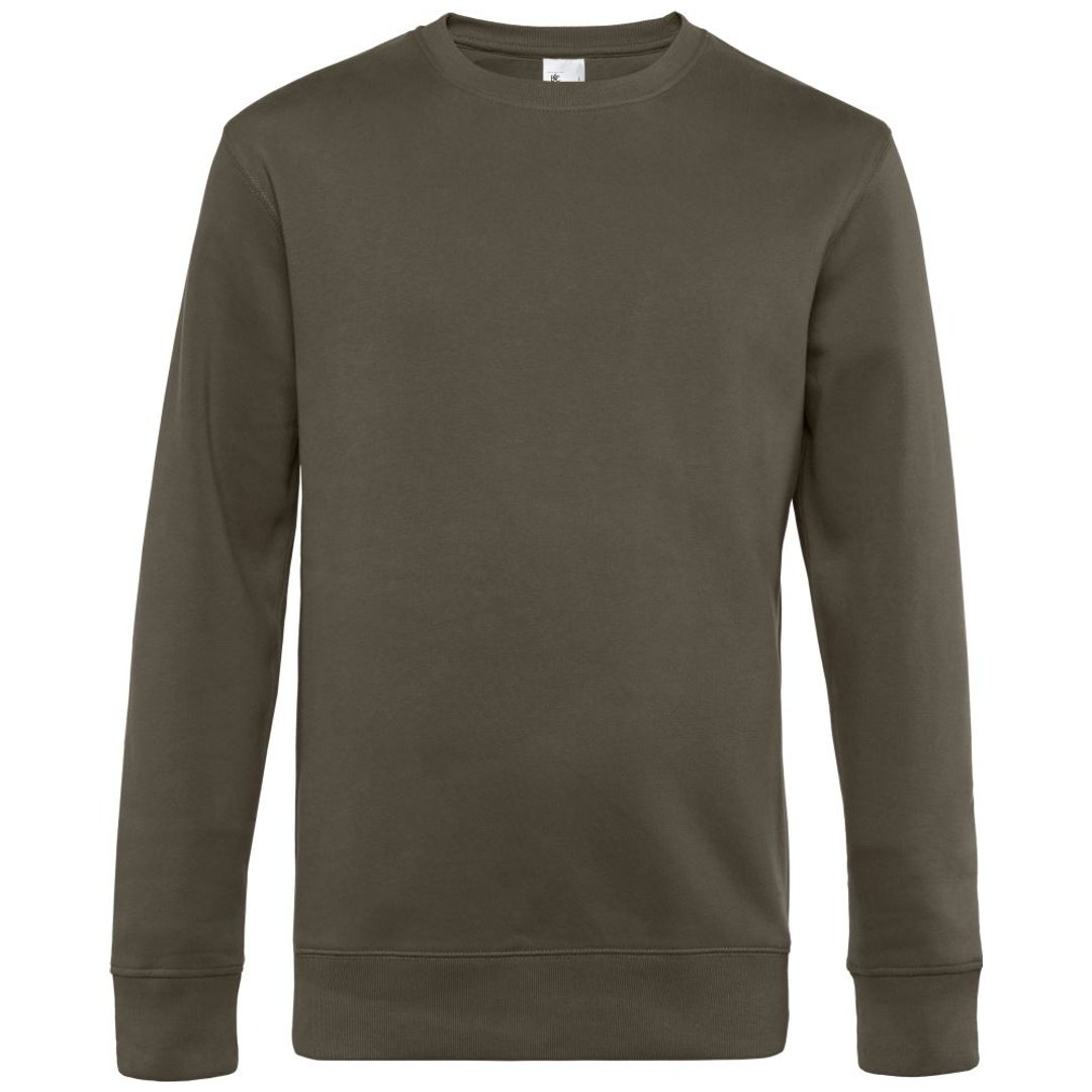 B&C Sweatshirt Herren 01.U01K Gr. XS khaki