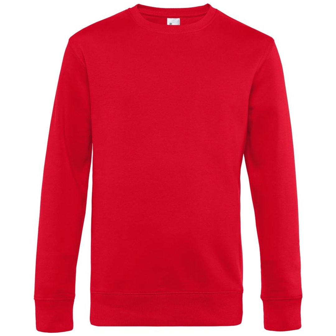 B&C Sweatshirt Herren 01.U01K Gr. XS red