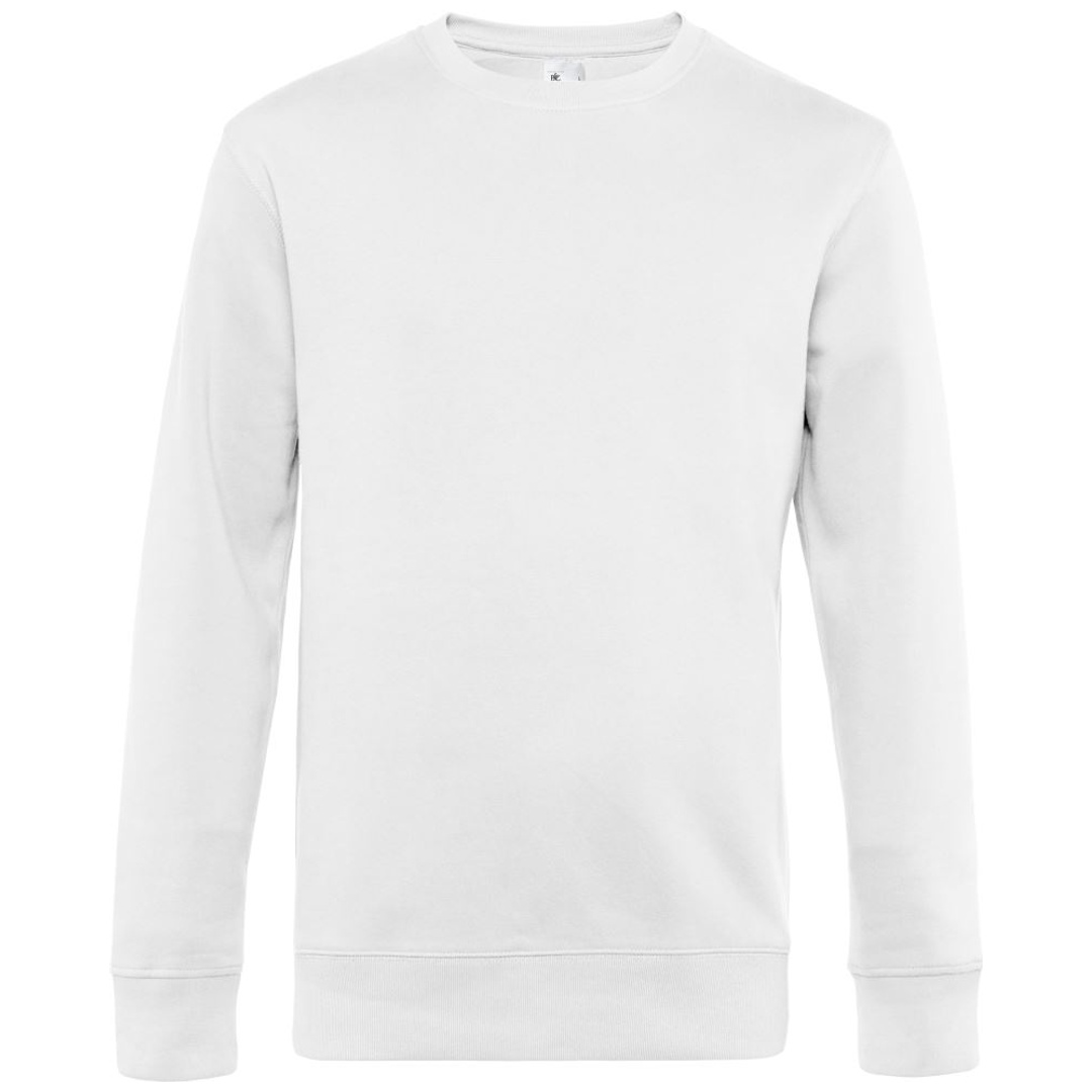 B&C Sweatshirt Herren 01.U01K Gr. XS white