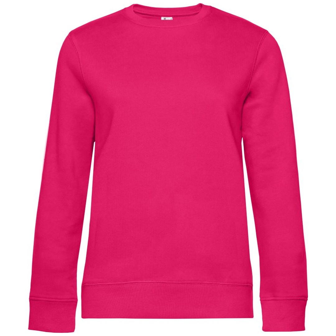 B&C Sweatshirt Damen 01.W01Q Gr. XS magenta pink