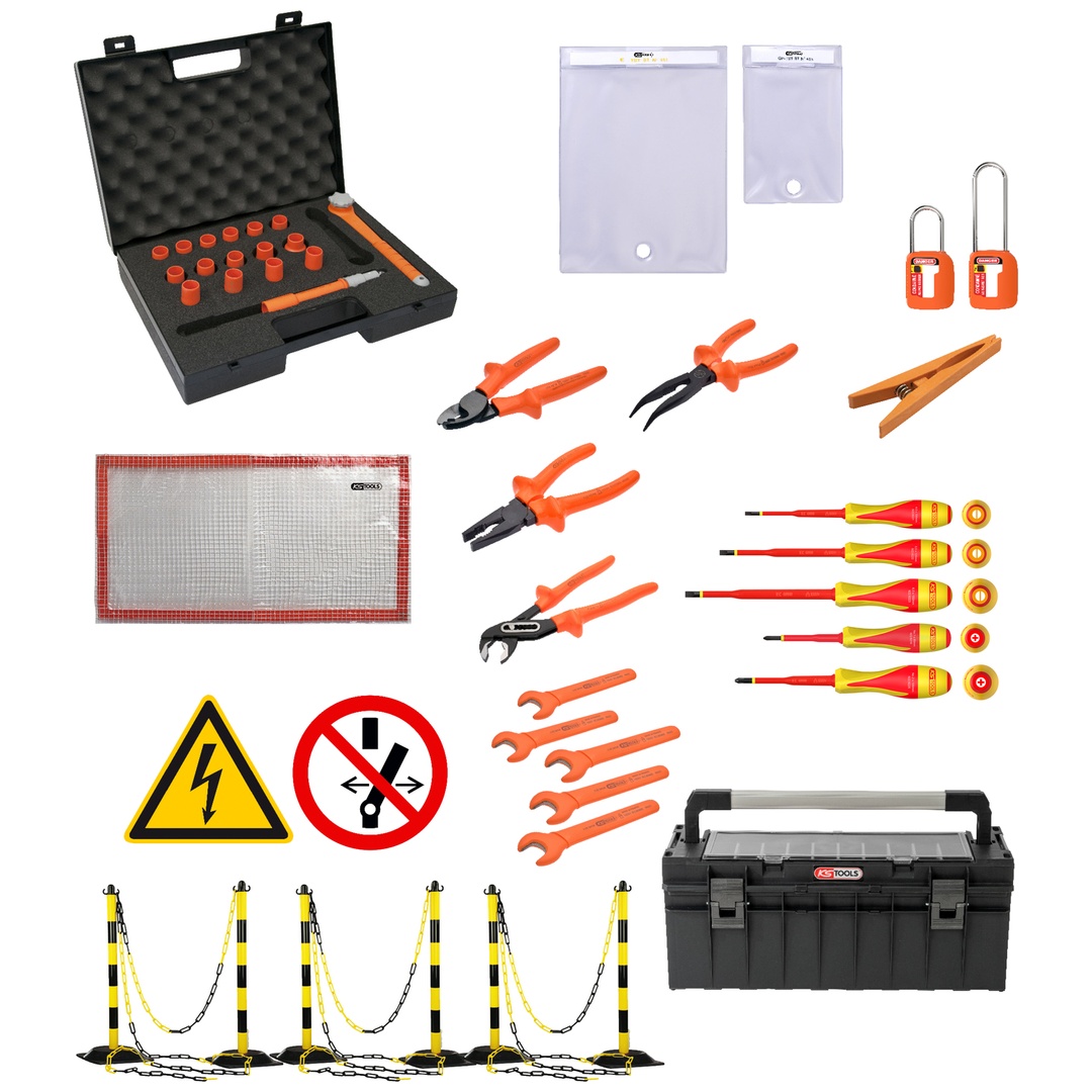 KS Tools Ergänzungssatz mit Werkzeugen für Arbeiten an Elektro- oder Hybridfahrzeugen