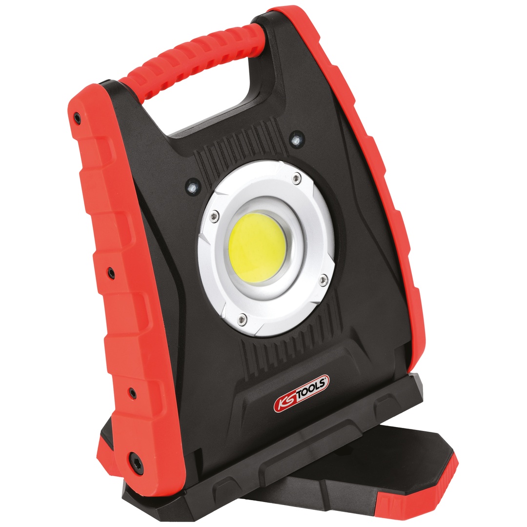 KS Tools Mobiler, wiederaufladbarer 10-W-LED-Scheinwerfer mit 1000 Lumen