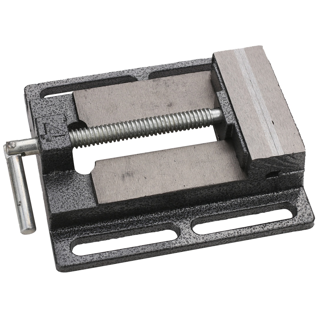 KS Tools Parallelbackenschraubstock 100 mm, Öffnung 80 mm für Säulenbohrmaschine 500.8452/8453