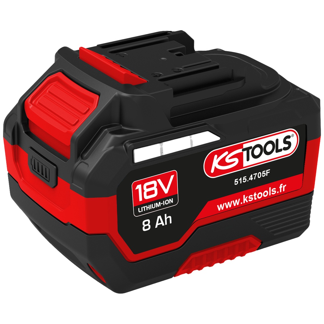 KS Tools 18-V-Lithium-Ionen-Akku mit 8 Ah für Elektrowerkzeuge
