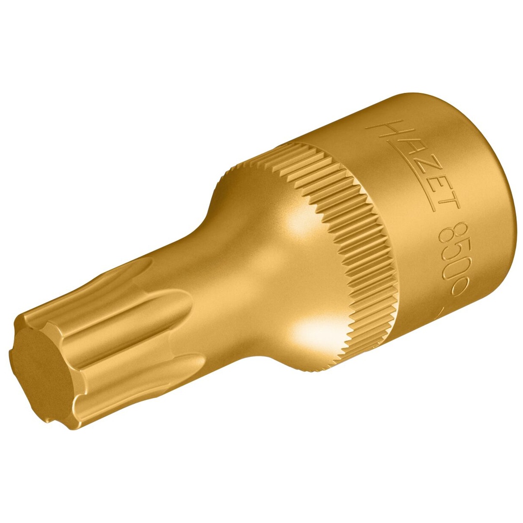 Hazet Schraubendreher-Steckschlüsseleinsatz, TX PLUS, 1/4 (6,3 mm) Vierkant hohl, Innen TX PLUS Profil, SW 40IP