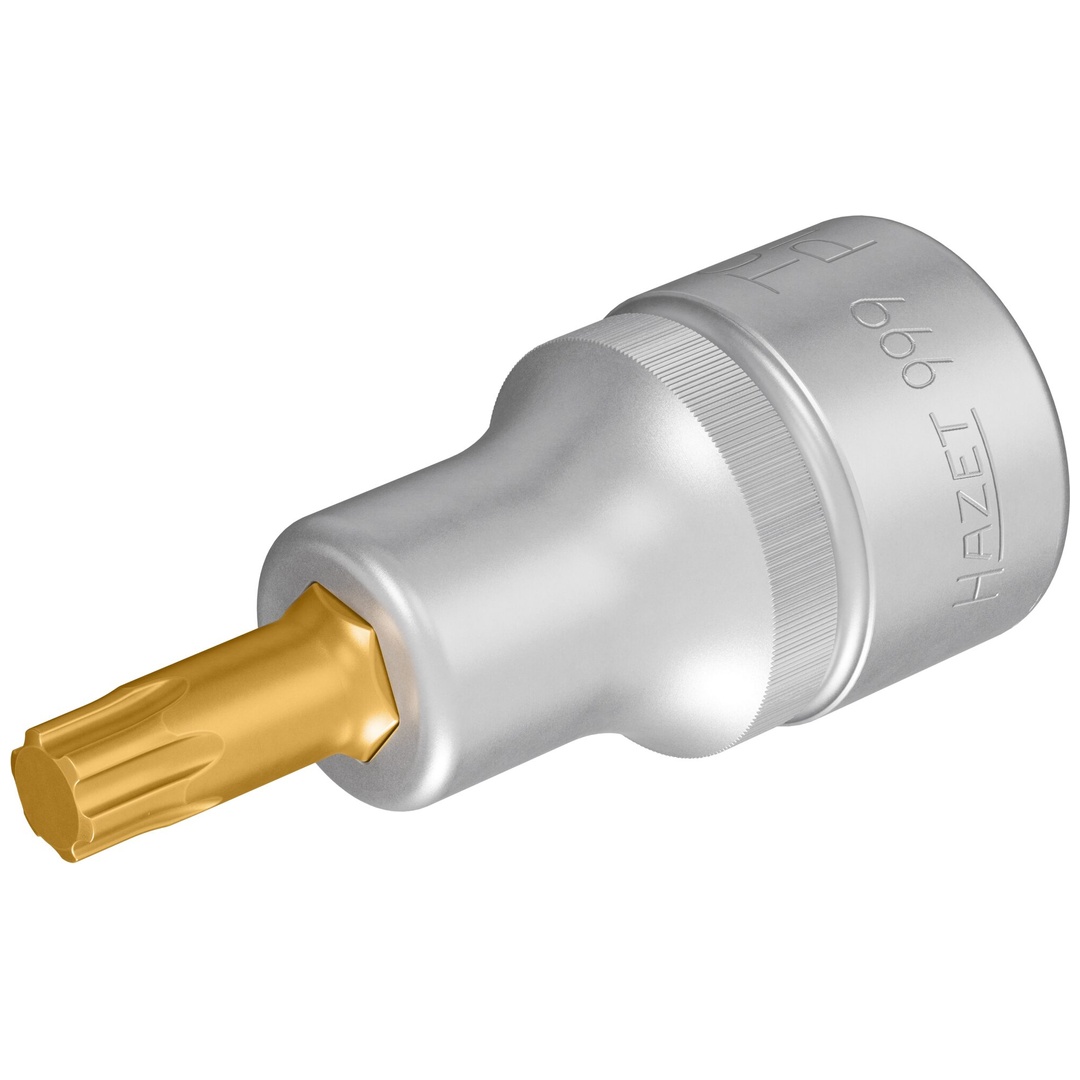 Hazet Schraubendreher-Steckschlüsseleinsatz, TX PLUS, 1/2 (12,5 mm) Vierkant hohl, Innen TX PLUS Profil, SW 40IP
