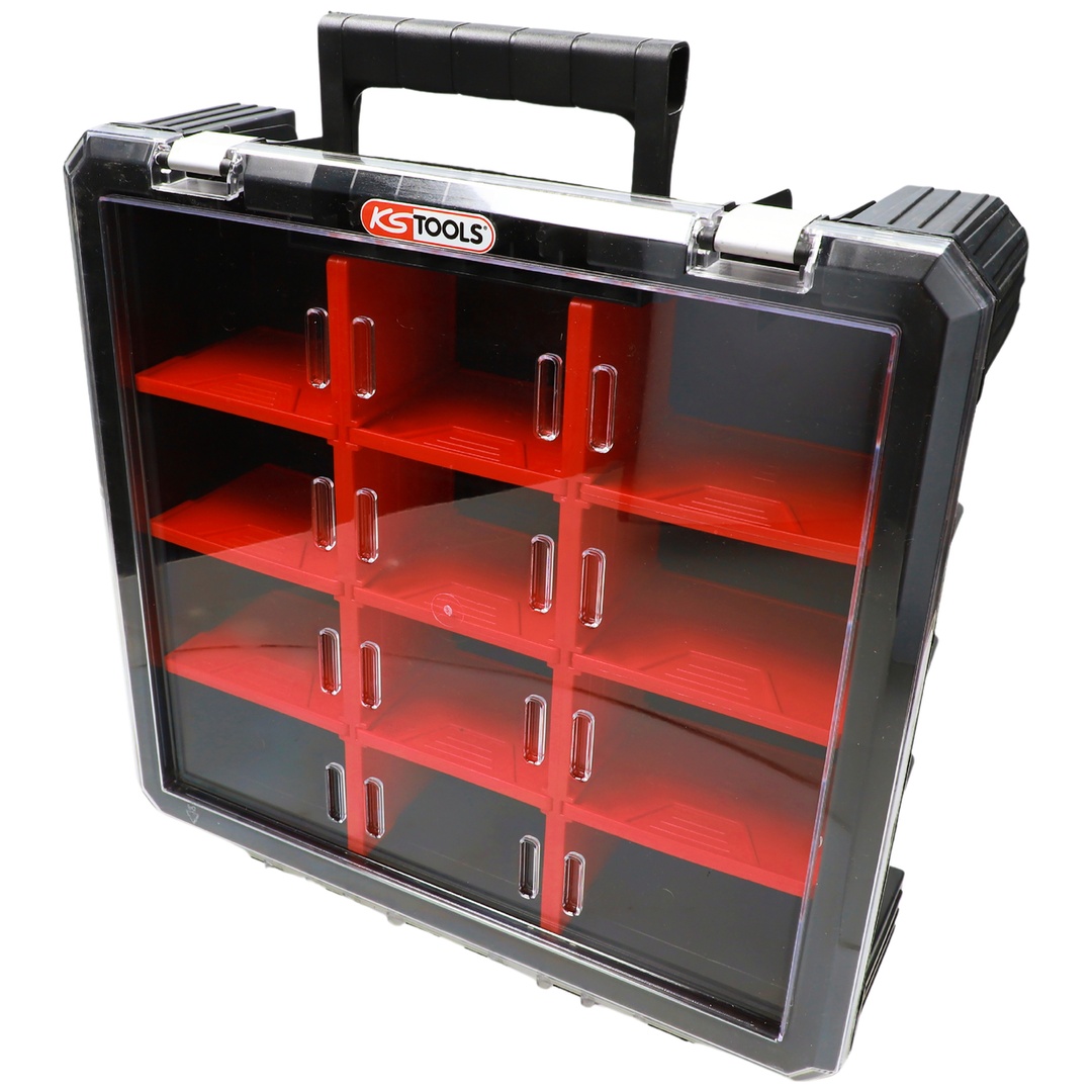 KS Tools SCM-Organizer-Koffer mit 12 herausnehmbaren Fächern