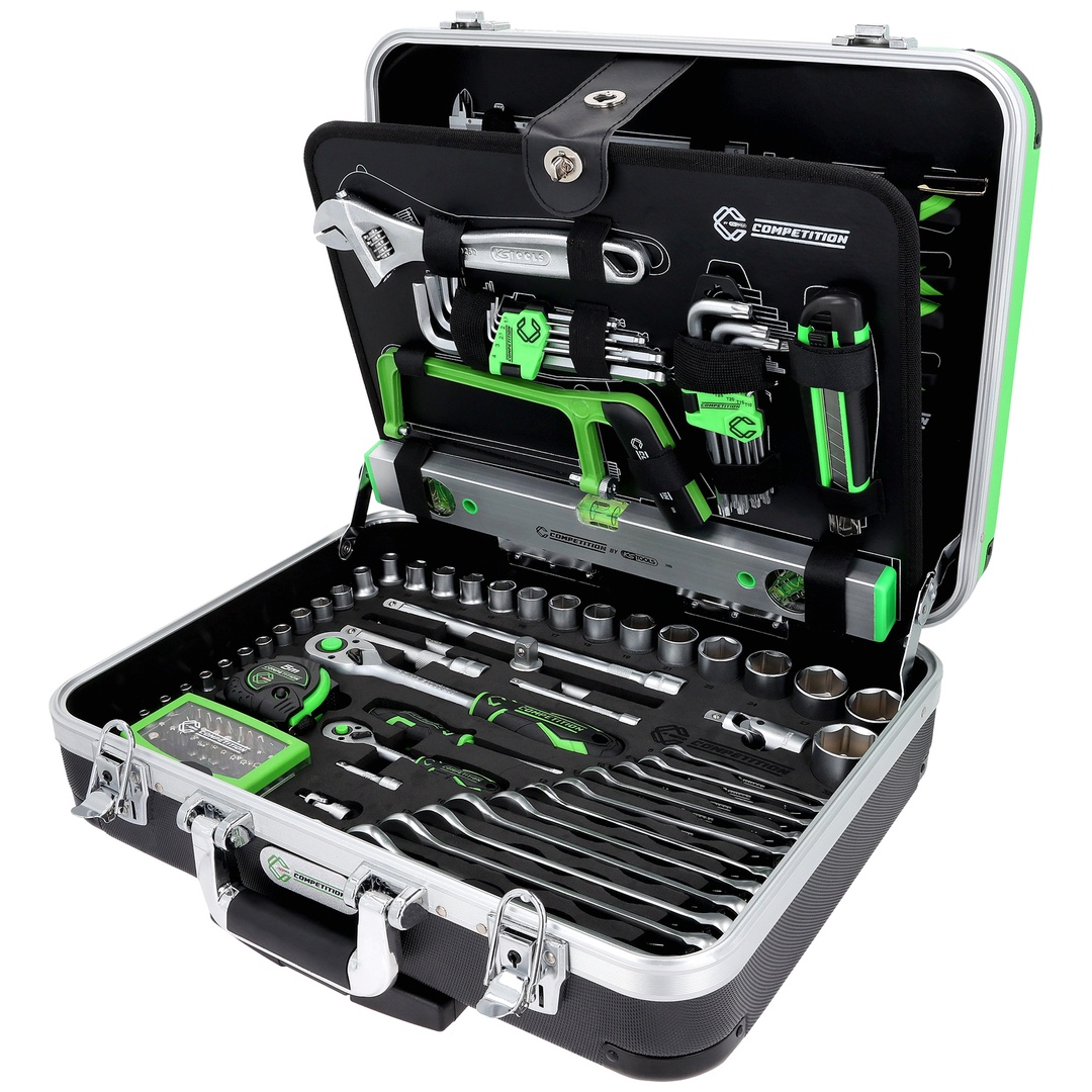 KS Tools COMPETITION 1/4+1/2 Universal-Werkzeug-Satz, 131-tlg.