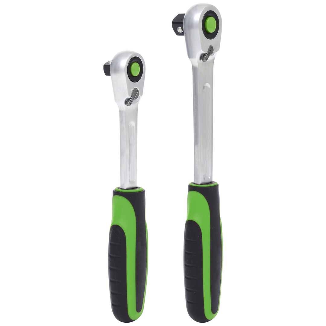 KS Tools COMPETITION Umschaltknarren-Satz, 2-tlg., 1/4 + 1/2, 90-Zahn
