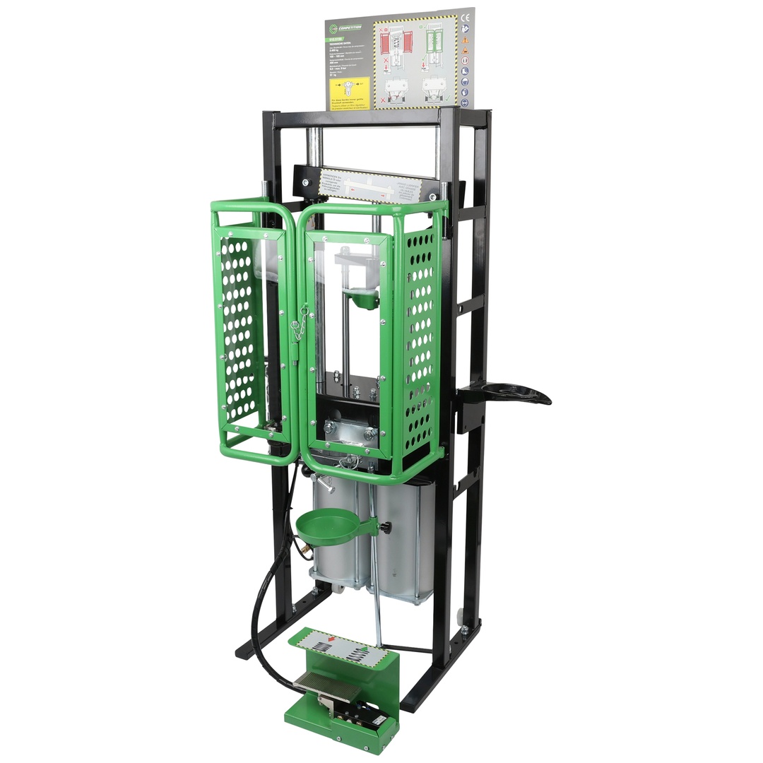 KS Tools COMPETITION Druckluft-Stand-Federspanner mit Doppel-Zylinder