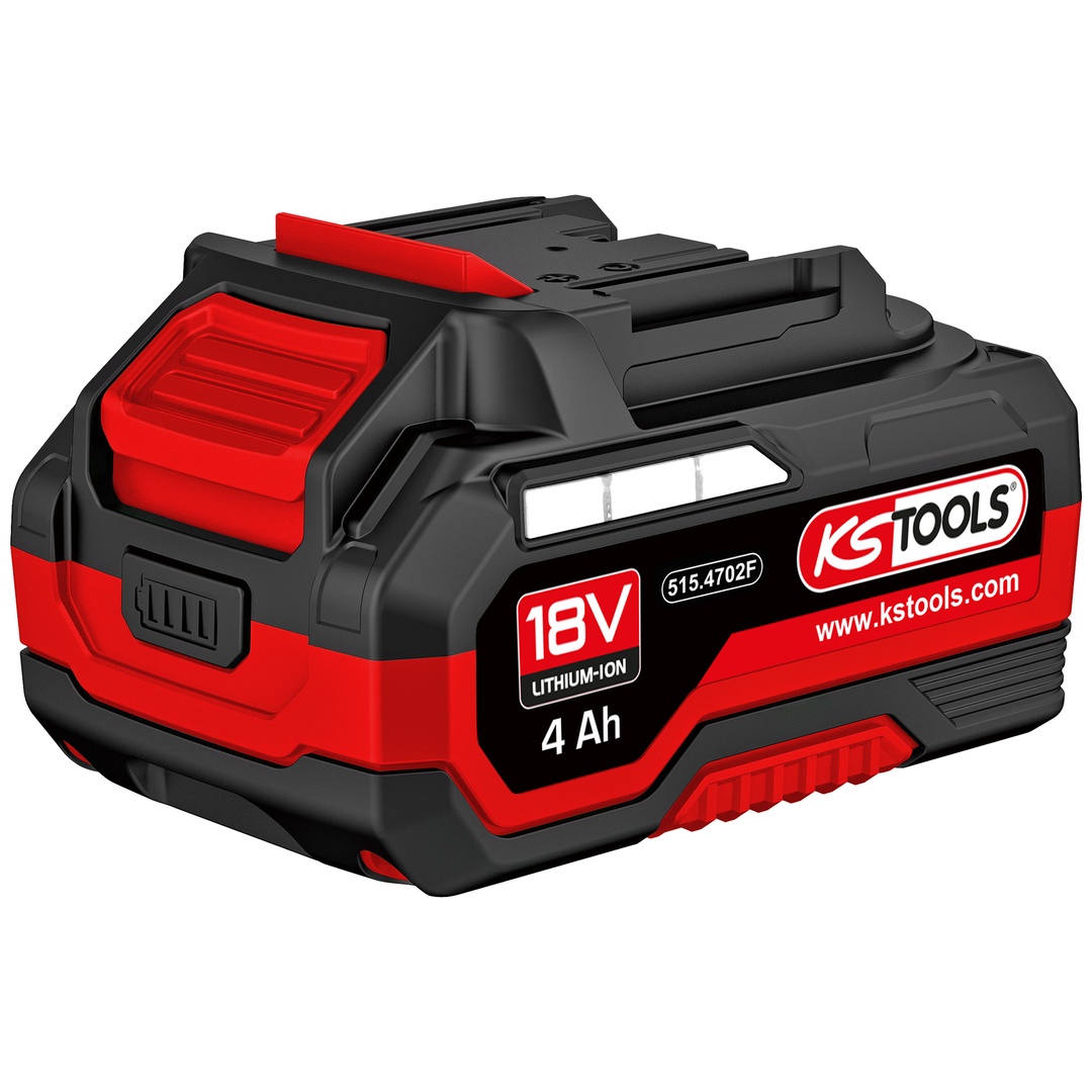KS Tools 18-V-Lithium-Ionen-Akku mit 4 Ah für Elektrowerkzeuge