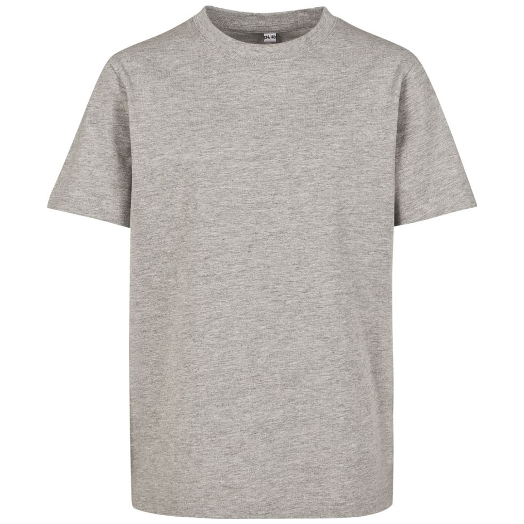 Build your Brand Schweres Kinder T-Shirt 56.0116 Gr. 158-164 heather grey