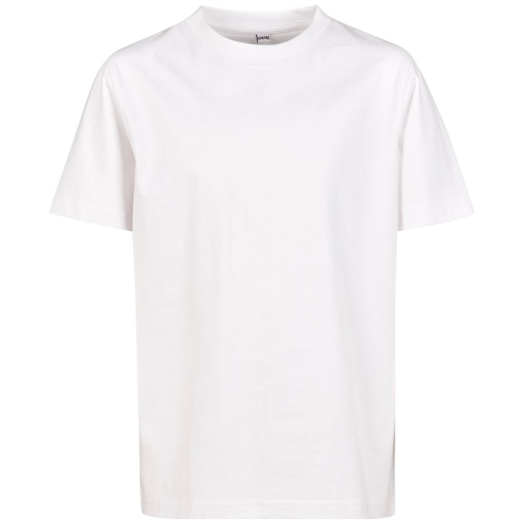 Build your Brand Schweres Kinder T-Shirt 56.0116 Gr. 110-116 white