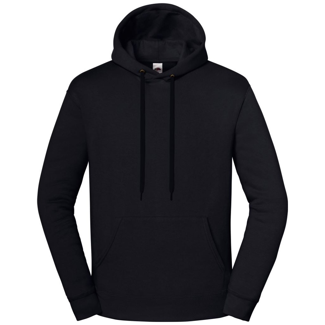 Fruit of the Loom Schwerer Hoodie 16.2284 Gr. M black