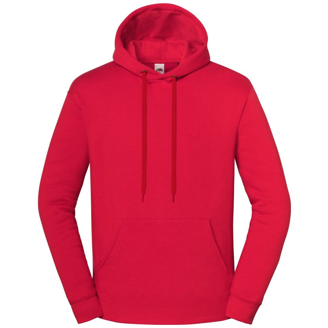 Fruit of the Loom Schwerer Hoodie 16.2284 Gr. M red