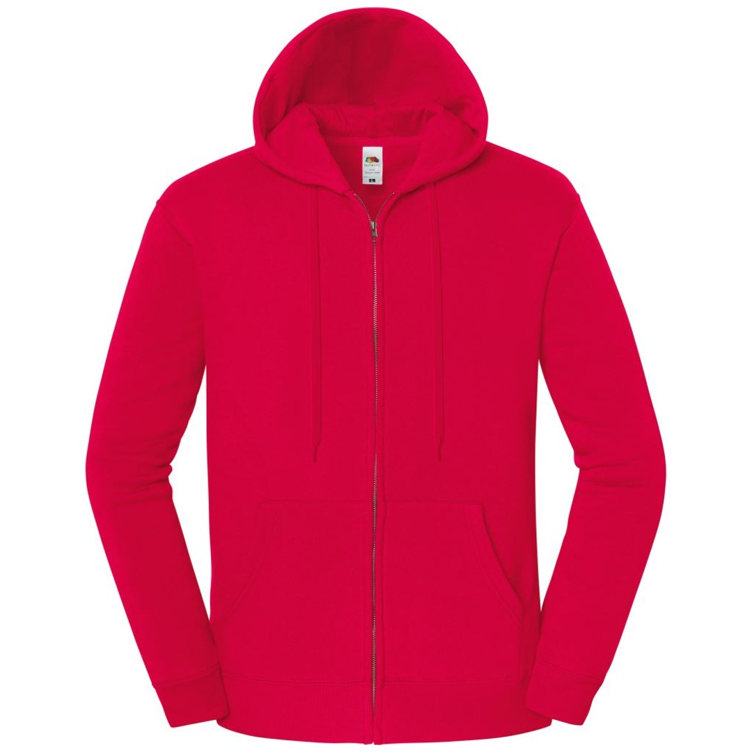 Fruit of the Loom Sweatshirtjacke 16.2286 Gr. M red