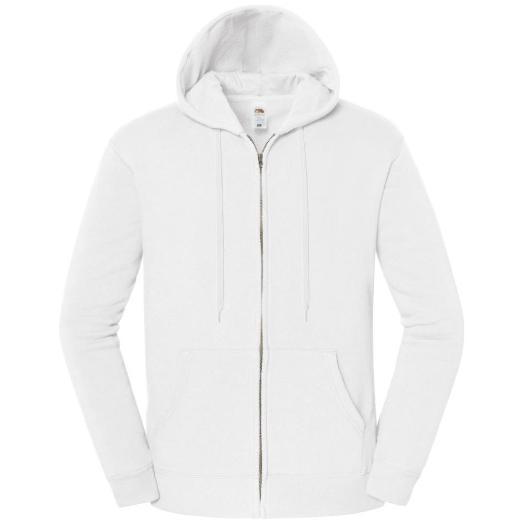 Fruit of the Loom Sweatshirtjacke 16.2286 Gr. M white